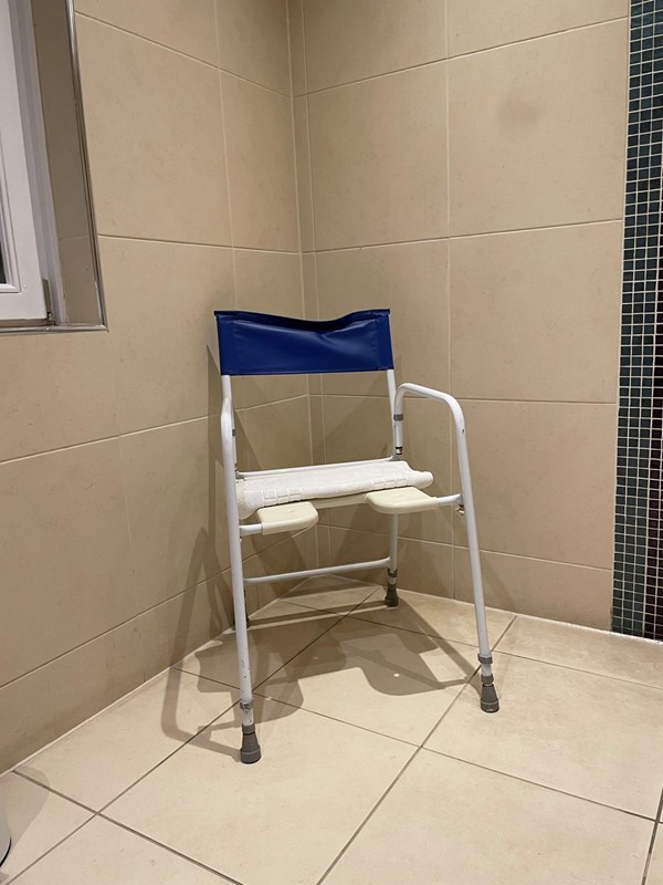 Image of a shower chair