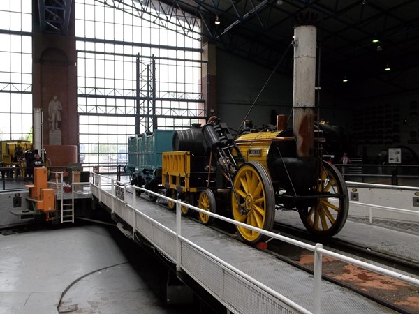 Picture of the National rail Museum York - Stephenson's rocket