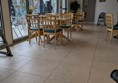 image of seating area in the Peacock Rooms Café