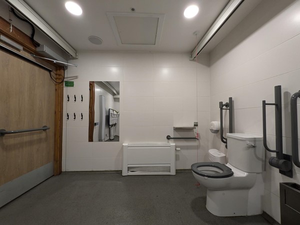 Image of the toilet in the Changing Places toilet