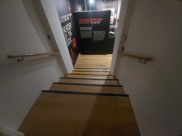 Image of Cambridge University Library stairs