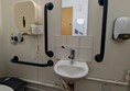 Image of sink in the accessible toilet