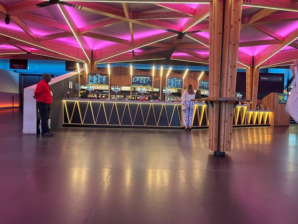 Image of the bar area in the venue.