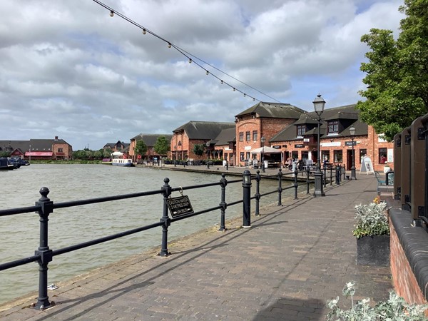 Picture of a path by the marina