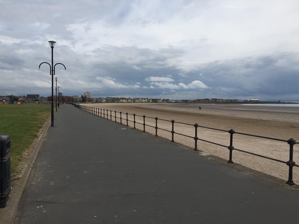 Level access along the beachfront