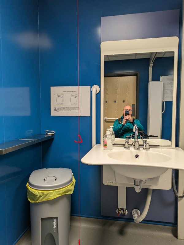 Image of sink in Changing Places toilet