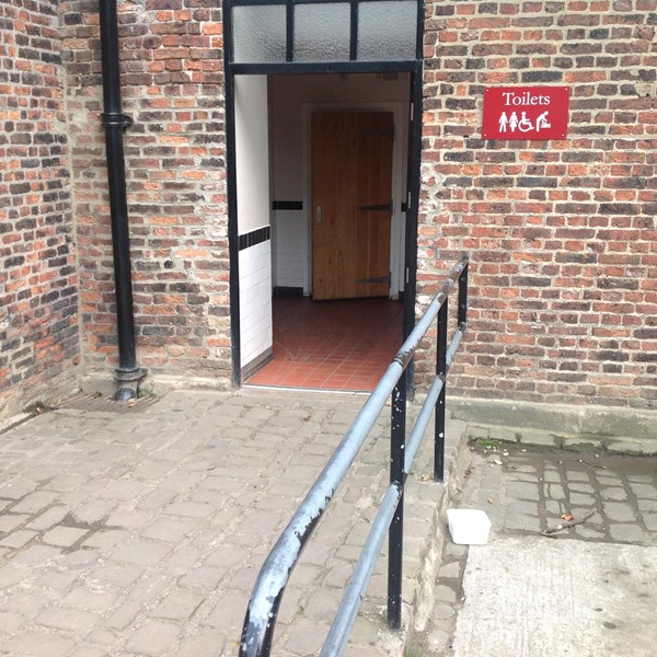 Disabled toilets and changing room in the Courtyard