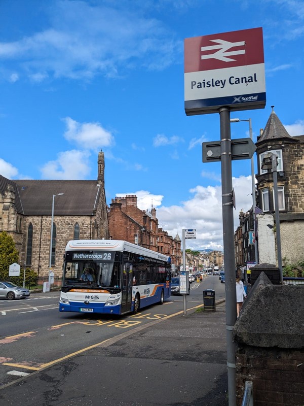 Image of Paisley Canal Railway Station