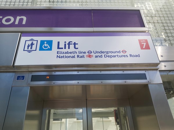 Lift sign