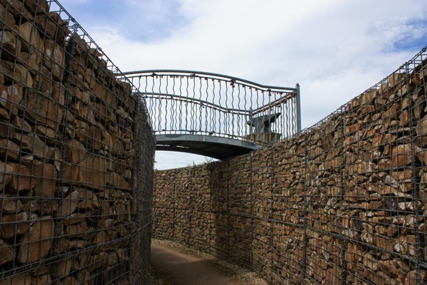 Inside the courtship maze.