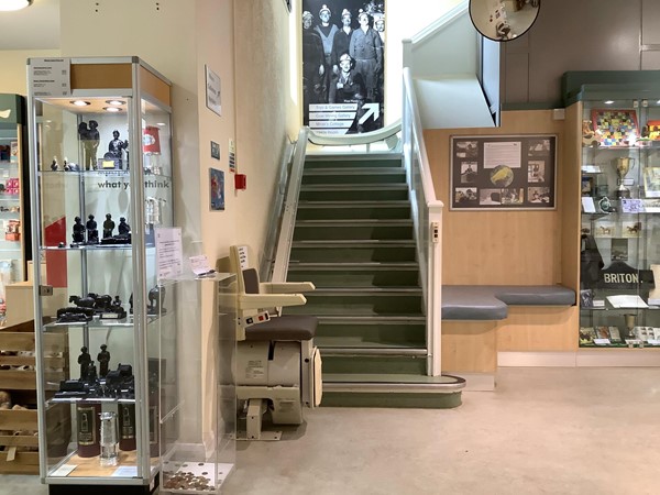Picture of The Museum Of Cannock Chase stairs and stair lift