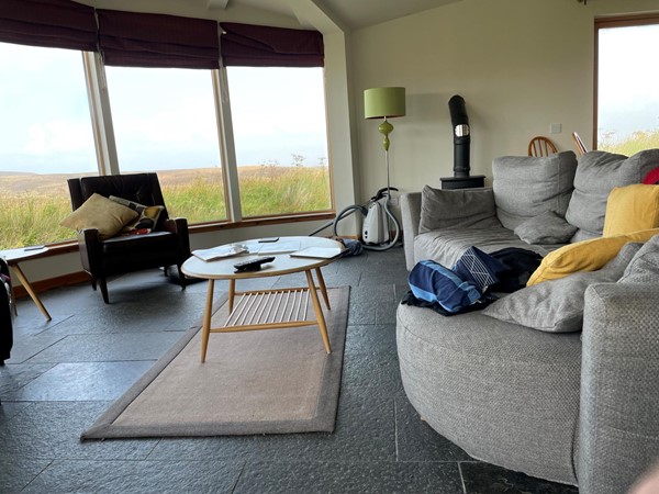 Image of a living room with a couch and a coffee table