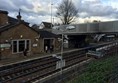 View over Polmont Train Station.