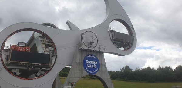 Falkirk Wheel in action