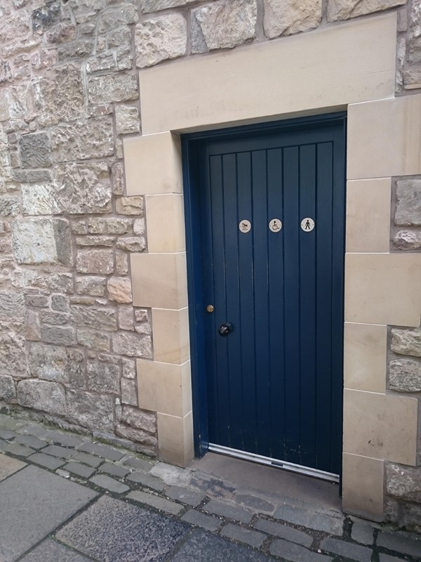 Picture of The Queen's Gallery, Palace of Holyrood - Accessible Toilet doorway