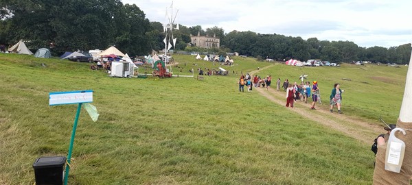 Image of people in a field