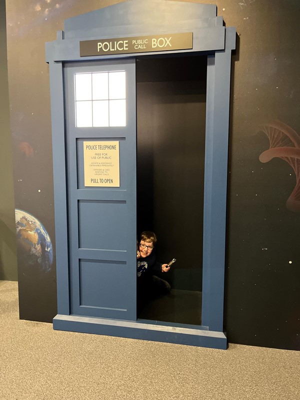 Tardis shaped doorway