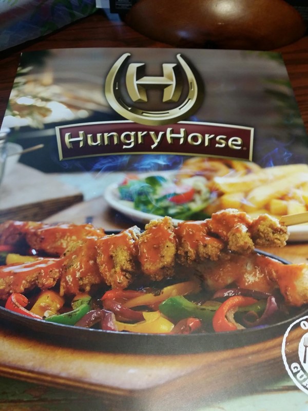 Picture of the Hungry Horse menu cover