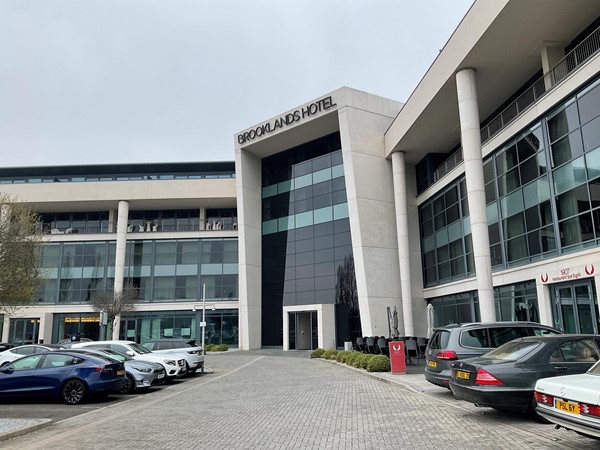 Car park for the health club