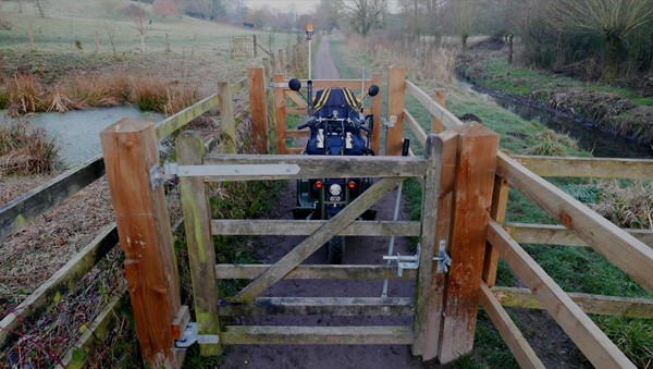 The gates can't be opened from either a mobility scooter or wheelchair, don't stay open when passing through, there are 5 if them, and, as livestock are rarely present, should be secured open most of the year, but aren't - they say it would be too much bother.