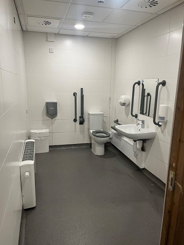 Image of an accessible toilet