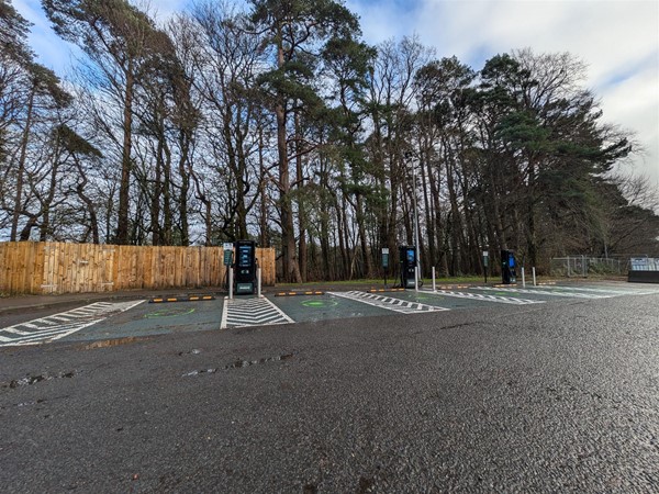 Image of EV charging bays