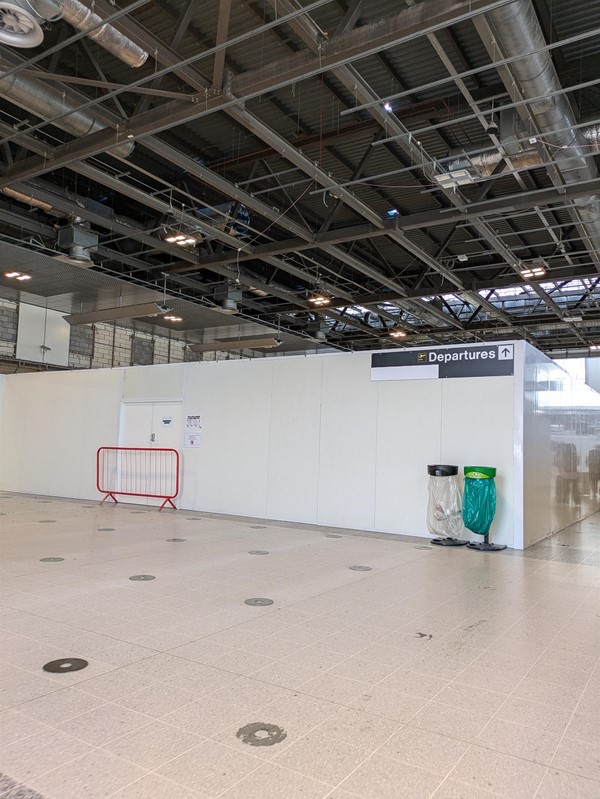 Image of building works in Terminal 2