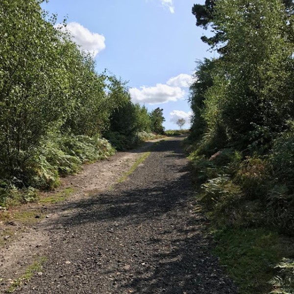 The most difficult incline due to loose stones