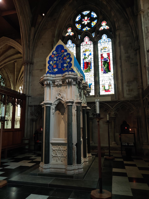 The tomb of a saint.