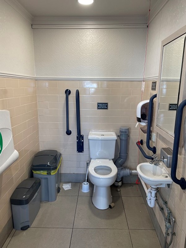 Image of an accessible toilet