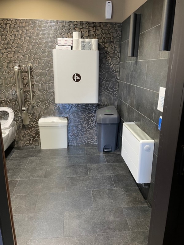 Image of an accessible toilet