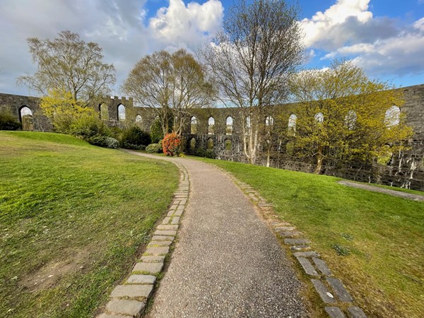 Image of a pathway at the venue.