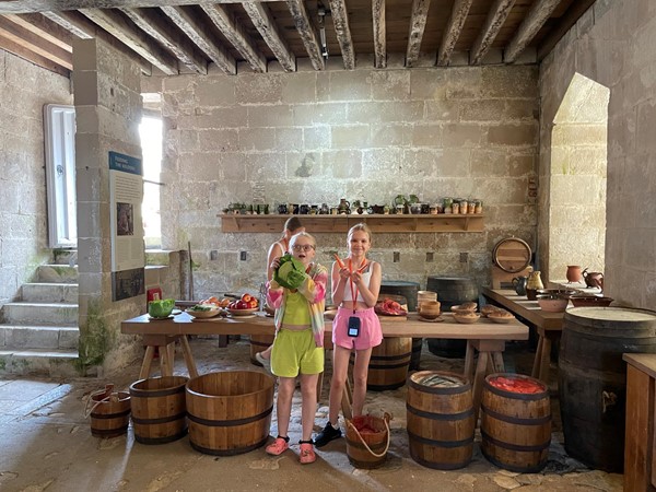 Image of a of two girls posing for a picture