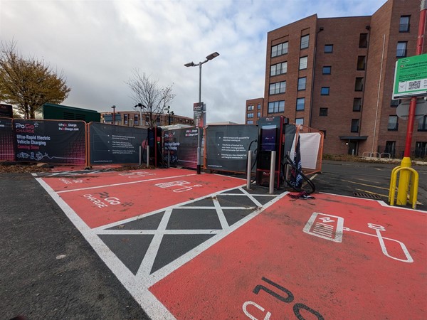 Image of EV charging bays