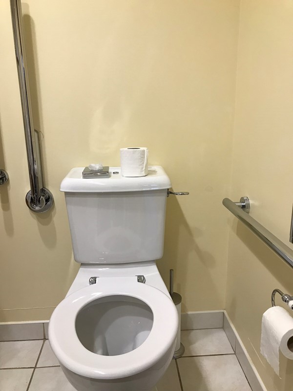 Toilet in room