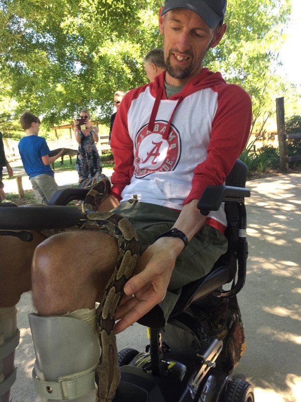 Handling snakes