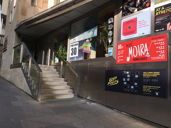 Storytelling Centre entrance.