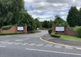 Picture of the road entrance to the hotel