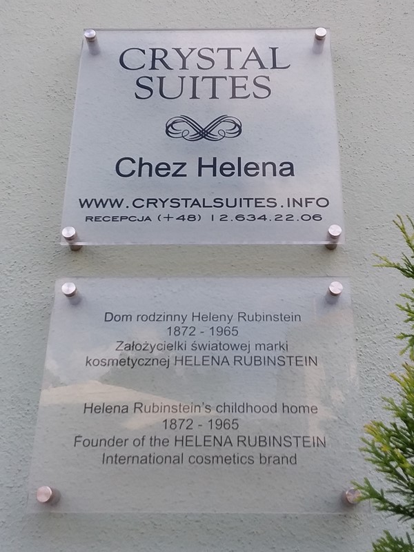 Former home of Helena Rubinstein sign