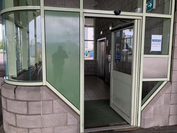 The Tay Bridge lift lobby