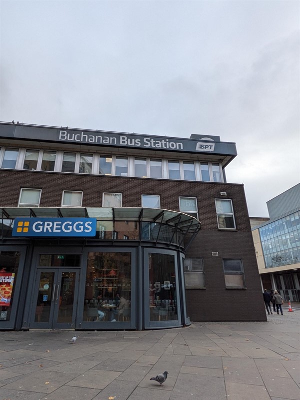 Image of entrance to Buchanan Bus Station