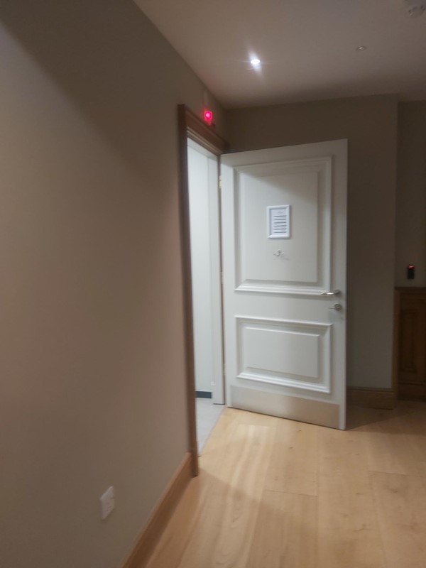 A door in a room