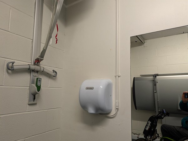 Image of Ceiling Track hoist in the Changing Places toilet