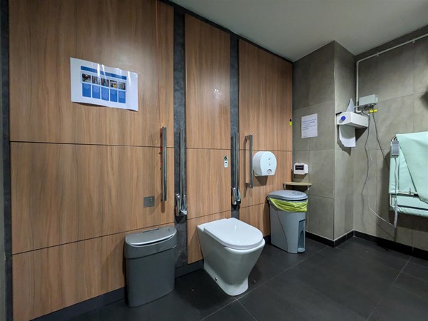 image of toilet in the Changing Places toilet