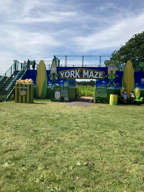 Image of a York Maze sign