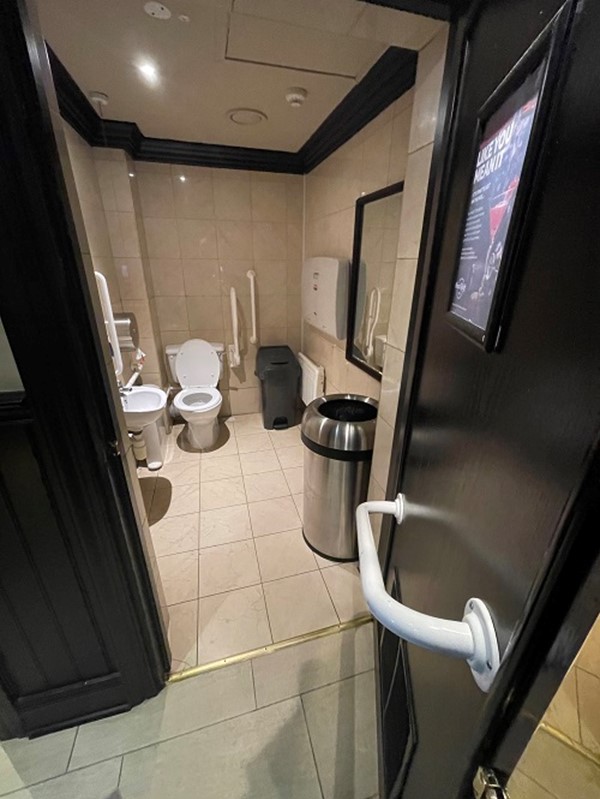 Image of an accessible toilet