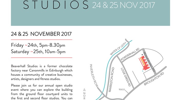 Beaverhall Open Studios 24th Nov eve & 25th Nov all day 2017