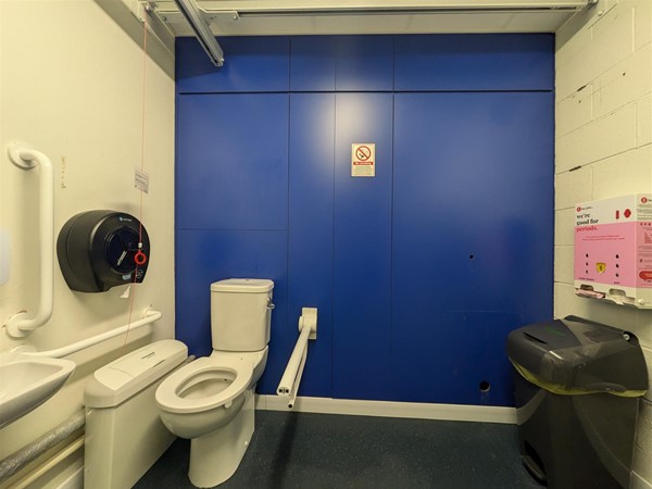 Image of sink and toilet in the Changing Places toilet