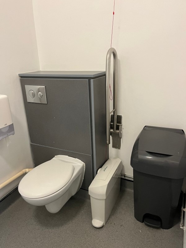 Image of an accessible toilet