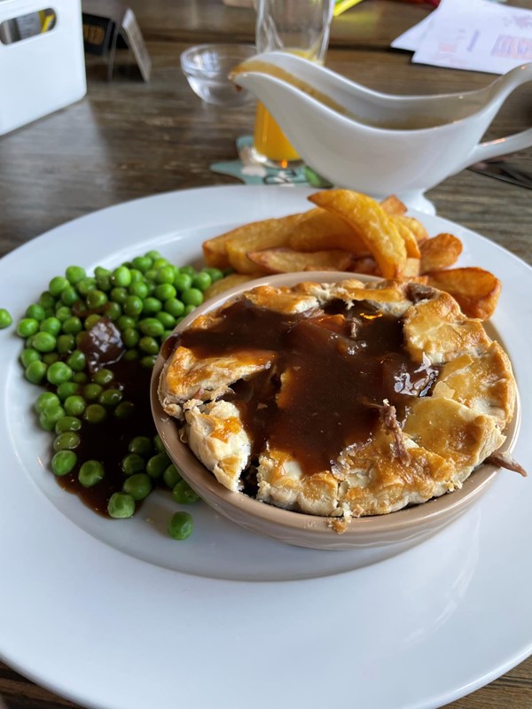 Possibly the best Steak n Ale (with blue cheese) pie I have ever had, the gravy was on a new level